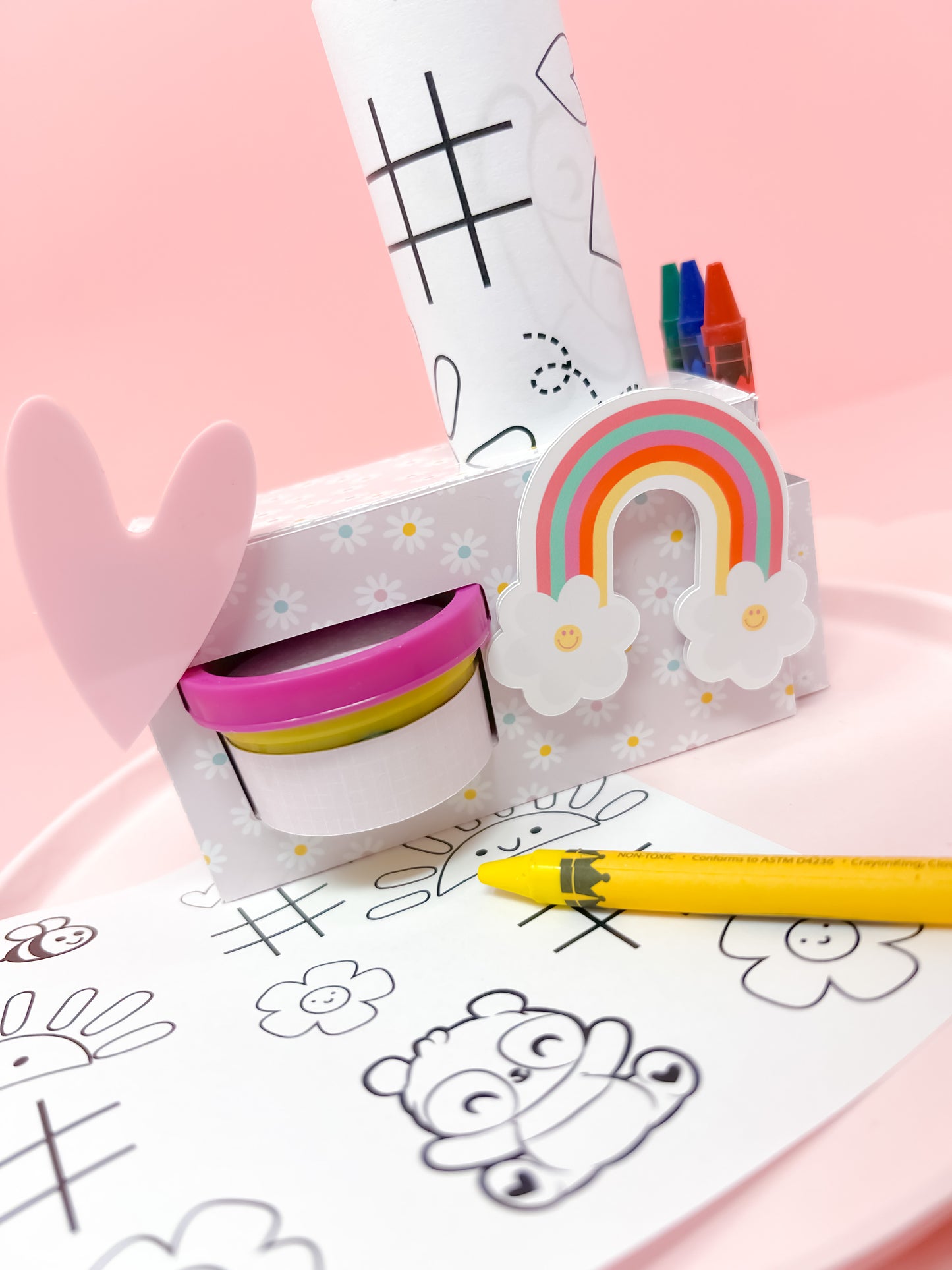 Playdoh & Coloring Box | Any Theme