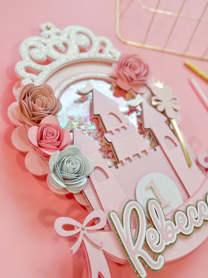 Princess Cake Topper, Princess Birthday Cake Topper
